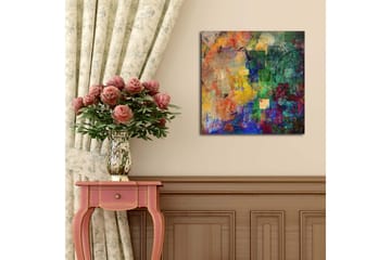 Canvasbilde Dekorativ - Flerfarget - Interiør - Maleri & posters - Lerretsbilder