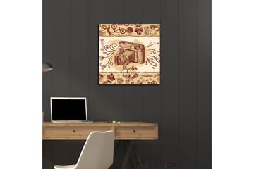 Canvasbilde Dekorativ - Flerfarget - Interiør - Maleri & posters - Lerretsbilder