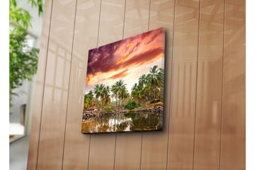 Canvasbilde Dekorativ - Flerfarget - Interiør - Maleri & posters - Lerretsbilder