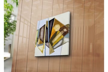 Canvasbilde Dekorativ - Flerfarget - Interiør - Maleri & posters - Lerretsbilder