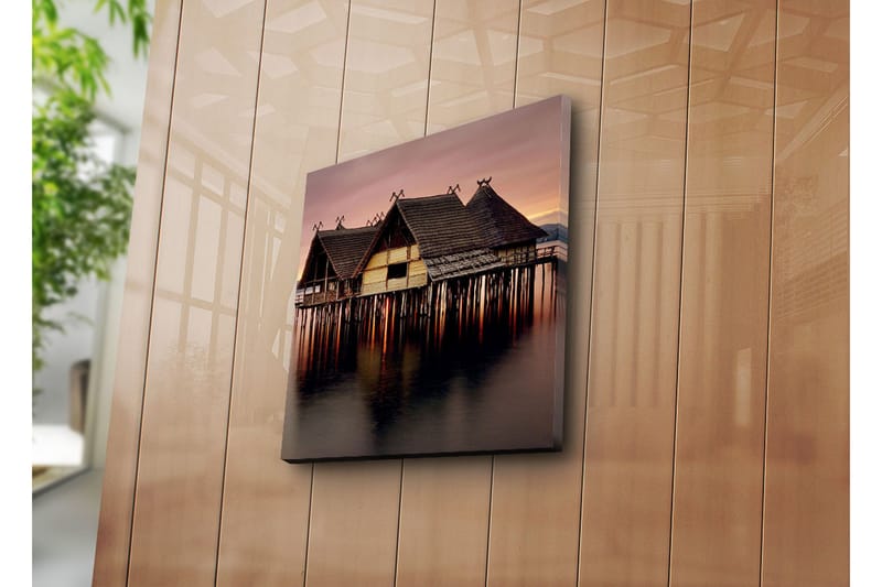 Canvasbilde Dekorativ - Flerfarget - Interiør - Maleri & posters - Lerretsbilder
