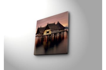 Canvasbilde Dekorativ - Flerfarget - Interiør - Maleri & posters - Lerretsbilder