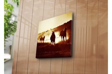 Canvasbilde Dekorativ - Flerfarget - Interiør - Maleri & posters - Lerretsbilder
