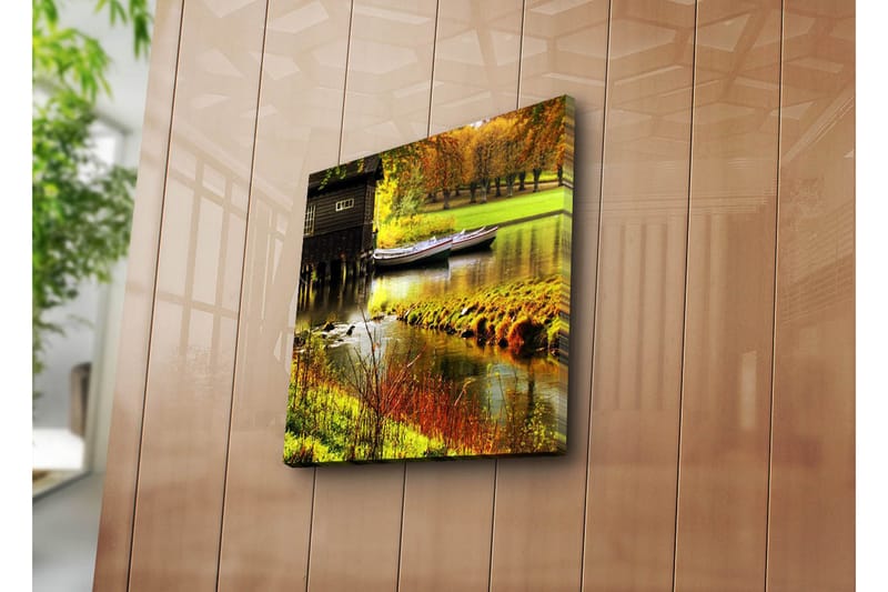 Canvasbilde Dekorativ - Flerfarget - Interiør - Maleri & posters - Lerretsbilder