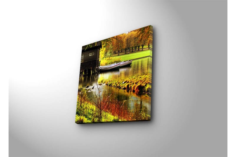 Canvasbilde Dekorativ - Flerfarget - Interiør - Maleri & posters - Lerretsbilder