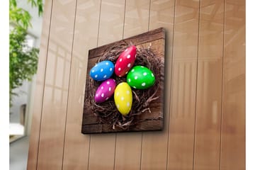 Canvasbilde Dekorativ - Flerfarget - Interiør - Maleri & posters - Lerretsbilder