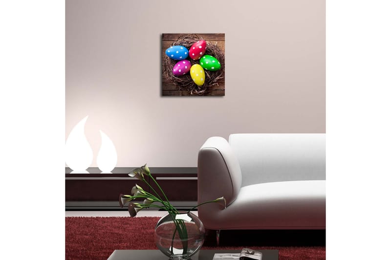 Canvasbilde Dekorativ - Flerfarget - Interiør - Maleri & posters - Lerretsbilder