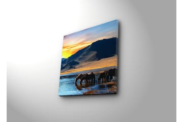 Canvasbilde Dekorativ - Flerfarget - Interiør - Maleri & posters - Lerretsbilder