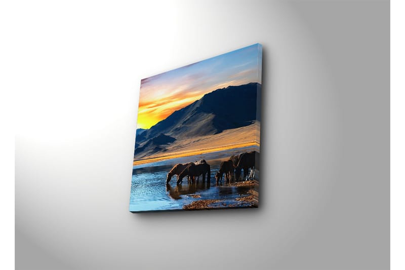 Canvasbilde Dekorativ - Flerfarget - Interiør - Maleri & posters - Lerretsbilder