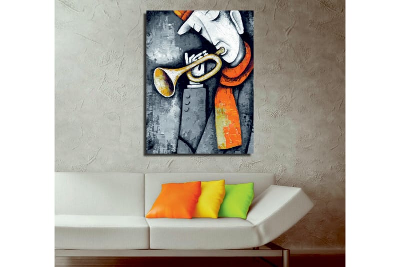 Canvasbilde Dekorativ - Flerfarget - Interiør - Maleri & posters - Lerretsbilder
