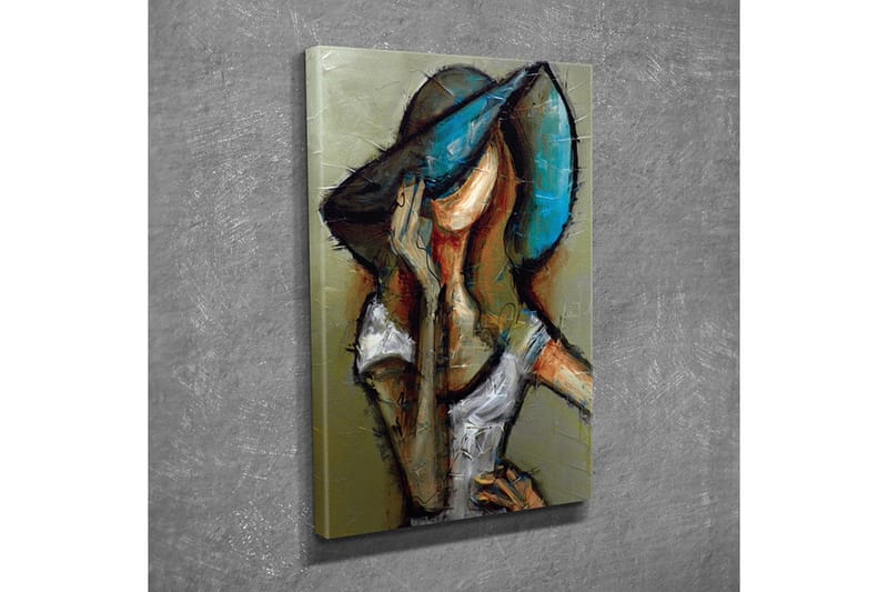 Canvasbilde Dekorativ - Flerfarget - Interiør - Maleri & posters - Lerretsbilder