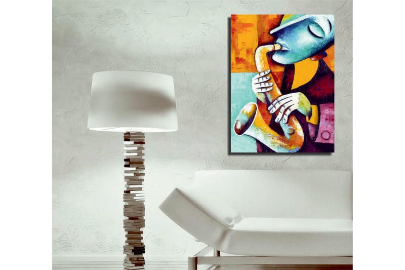 Canvasbilde Dekorativ - Flerfarget - Interiør - Maleri & posters - Lerretsbilder
