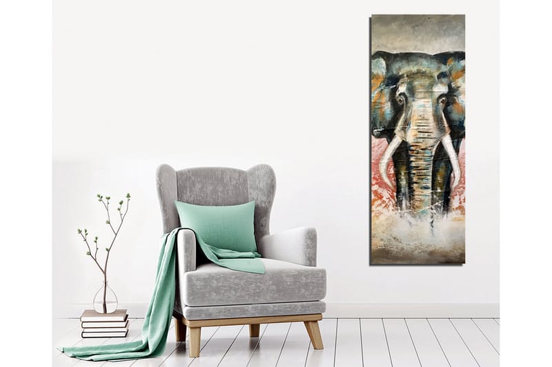 Canvasbilde Dekorativ - Flerfarget - Interiør - Maleri & posters - Lerretsbilder