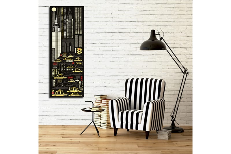 Canvasbilde Dekorativ - Flerfarget - Interiør - Maleri & posters - Lerretsbilder
