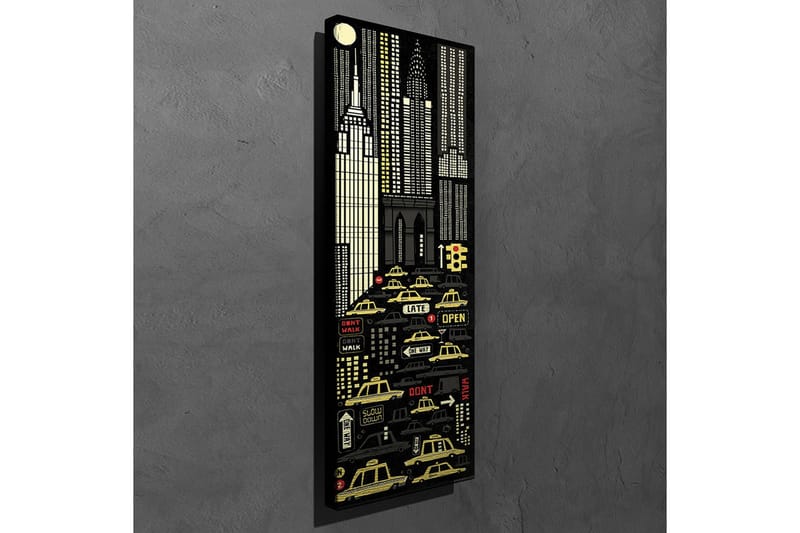 Canvasbilde Dekorativ - Flerfarget - Interiør - Maleri & posters - Lerretsbilder