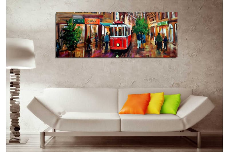 Canvasbilde Dekorativ - Flerfarget - Interiør - Maleri & posters - Lerretsbilder