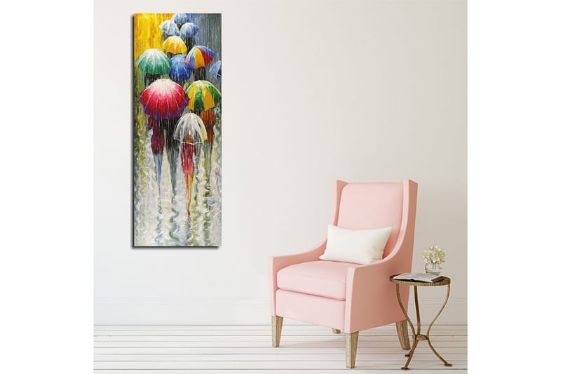 Canvasbilde Dekorativ - Flerfarget - Interiør - Maleri & posters - Lerretsbilder