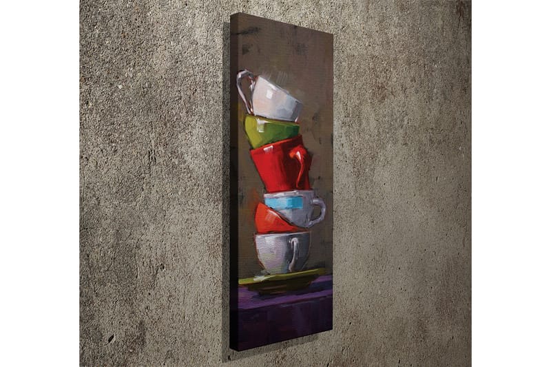 Canvasbilde Dekorativ - Flerfarget - Interiør - Maleri & posters - Lerretsbilder