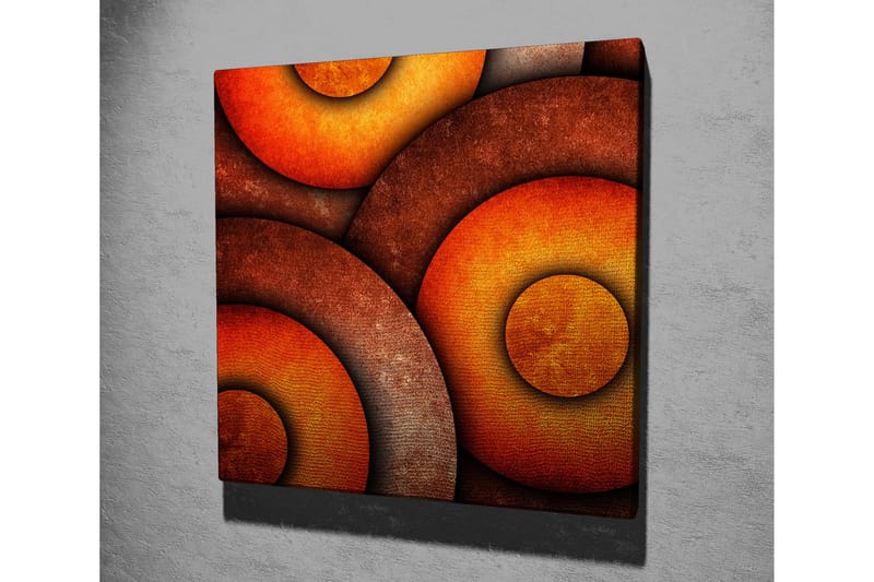 Canvasbilde Dekorativ - Flerfarget - Interiør - Maleri & posters - Lerretsbilder