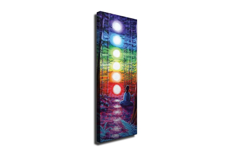 Canvasbilde Dekorativ - Flerfarget - Interiør - Maleri & posters - Lerretsbilder