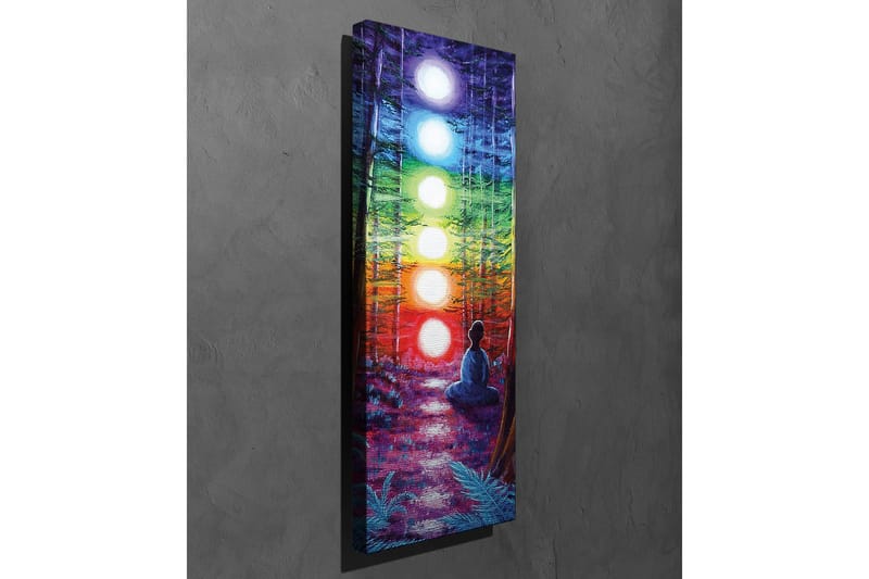 Canvasbilde Dekorativ - Flerfarget - Interiør - Maleri & posters - Lerretsbilder