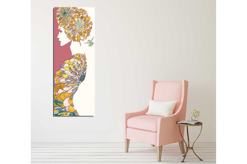 Canvasbilde Dekorativ - Flerfarget - Interiør - Maleri & posters - Lerretsbilder