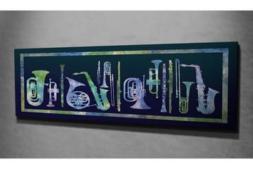 Canvasbilde Dekorativ - Flerfarget - Interiør - Maleri & posters - Lerretsbilder