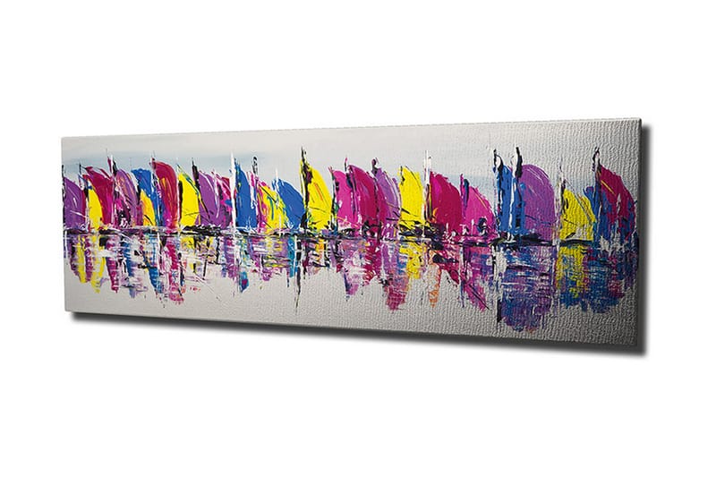Canvasbilde Dekorativ - Flerfarget - Interiør - Maleri & posters - Lerretsbilder