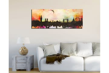 Canvasbilde Dekorativ - Flerfarget - Interiør - Maleri & posters - Lerretsbilder