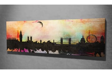 Canvasbilde Dekorativ - Flerfarget - Interiør - Maleri & posters - Lerretsbilder