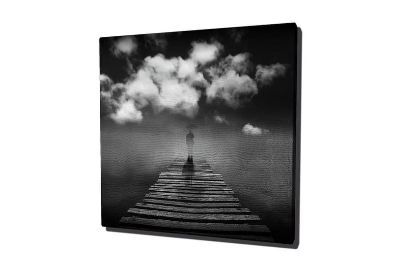 Canvasbilde Dekorativ - Flerfarget - Interiør - Maleri & posters - Lerretsbilder