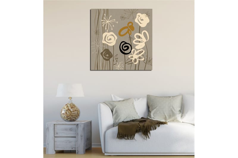 Canvasbilde Dekorativ - Flerfarget - Interiør - Maleri & posters - Lerretsbilder