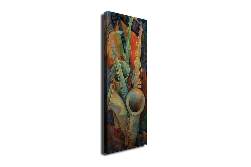 Canvasbilde Dekorativ - Flerfarget - Interiør - Maleri & posters - Lerretsbilder