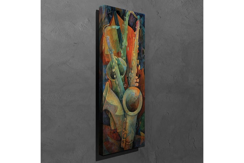 Canvasbilde Dekorativ - Flerfarget - Interiør - Maleri & posters - Lerretsbilder