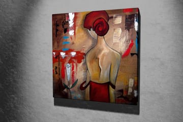 Canvasbilde Dekorativ - Flerfarget - Interiør - Maleri & posters - Lerretsbilder
