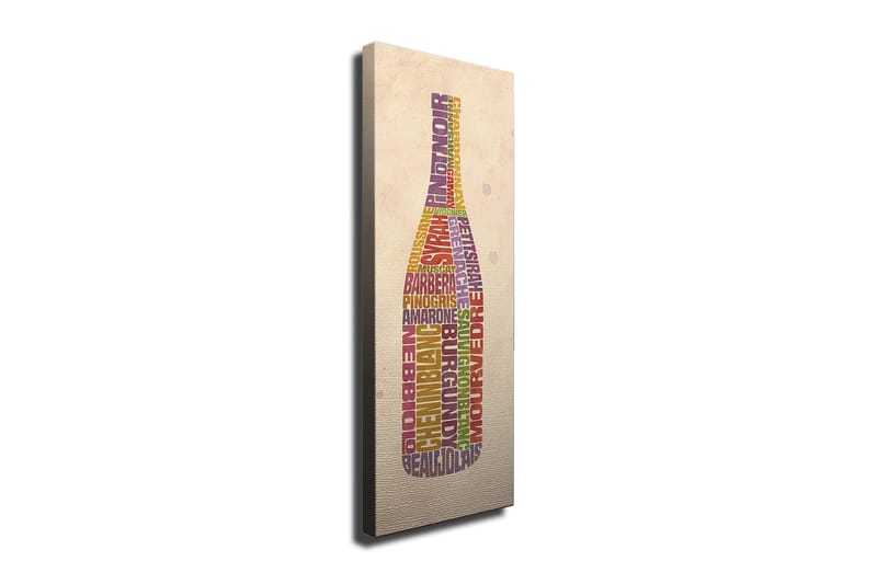 Canvasbilde Dekorativ - Flerfarget - Interiør - Maleri & posters - Lerretsbilder