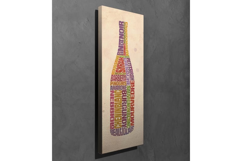 Canvasbilde Dekorativ - Flerfarget - Interiør - Maleri & posters - Lerretsbilder