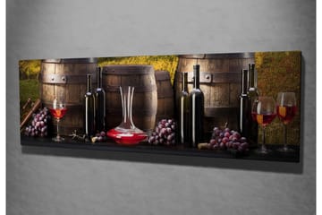 Canvasbilde Dekorativ - Flerfarget - Interiør - Maleri & posters - Lerretsbilder