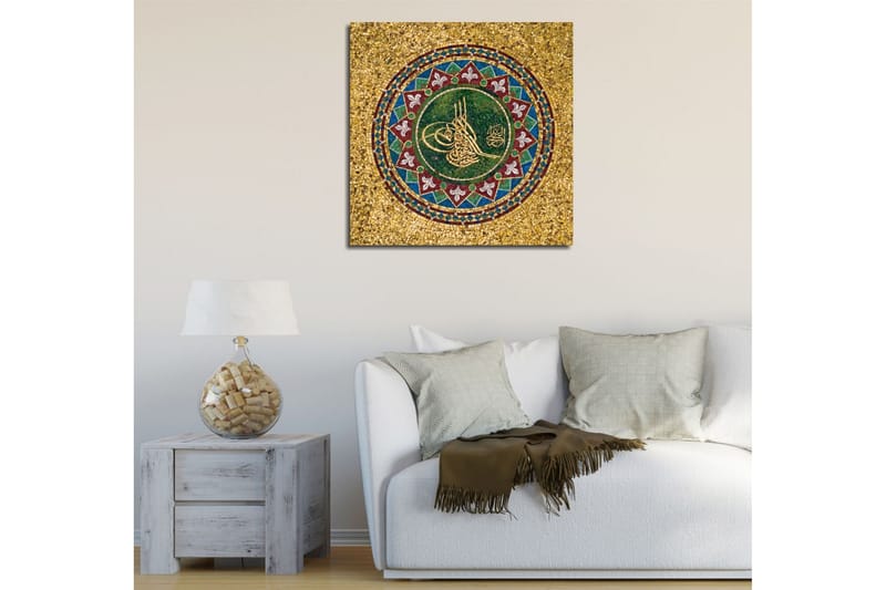 Canvasbilde Dekorativ - Flerfarget - Interiør - Maleri & posters - Lerretsbilder