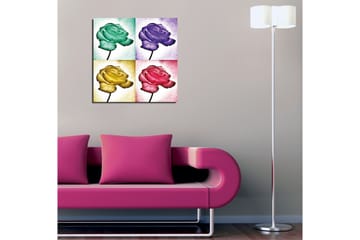 Canvasbilde Dekorativ - Flerfarget - Interiør - Maleri & posters - Lerretsbilder