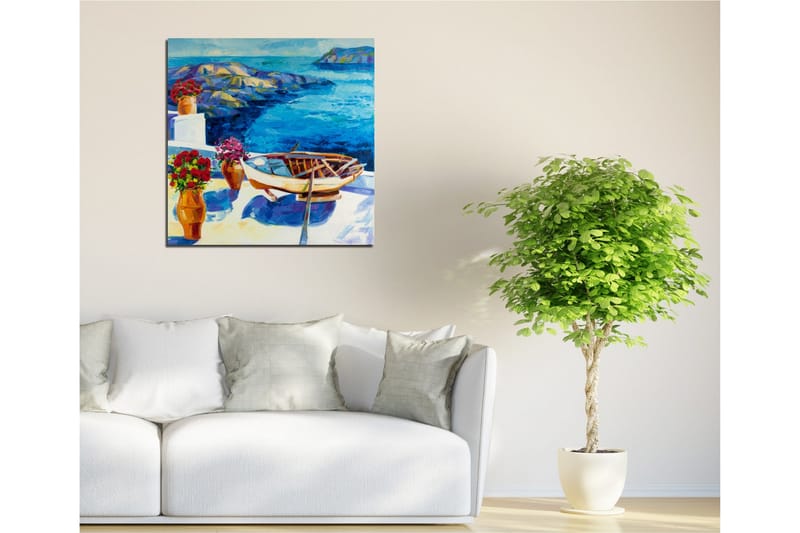 Canvasbilde Dekorativ - Flerfarget - Interiør - Maleri & posters - Lerretsbilder