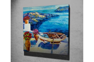 Canvasbilde Dekorativ - Flerfarget - Interiør - Maleri & posters - Lerretsbilder