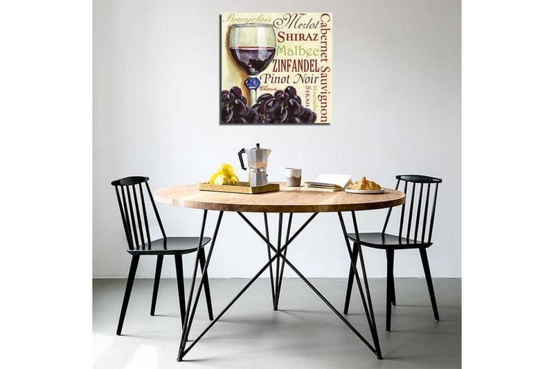 Canvasbilde Dekorativ - Flerfarget - Interiør - Maleri & posters - Lerretsbilder