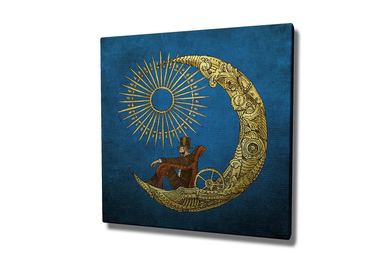 Canvasbilde Dekorativ - Flerfarget - Interiør - Maleri & posters - Lerretsbilder