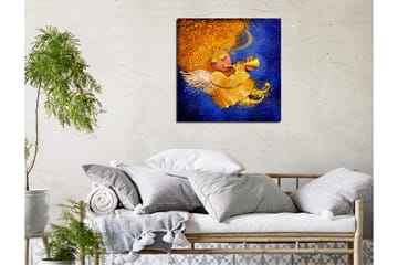 Canvasbilde Dekorativ - Flerfarget - Interiør - Maleri & posters - Lerretsbilder
