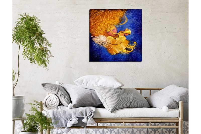 Canvasbilde Dekorativ - Flerfarget - Interiør - Maleri & posters - Lerretsbilder