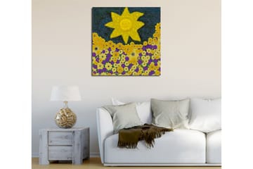 Canvasbilde Dekorativ - Flerfarget - Interiør - Maleri & posters - Lerretsbilder