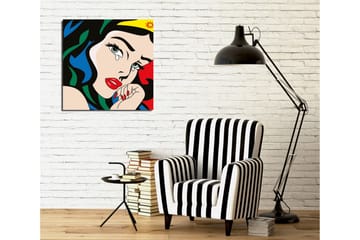Canvasbilde Dekorativ - Flerfarget - Interiør - Maleri & posters - Lerretsbilder