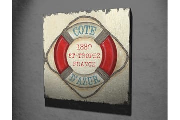 Canvasbilde Dekorativ - Flerfarget - Interiør - Maleri & posters - Lerretsbilder