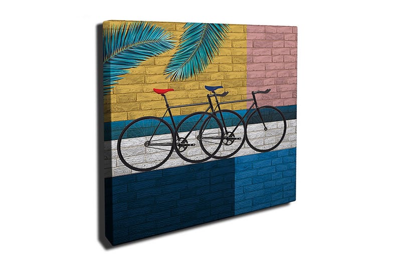 Canvasbilde Dekorativ - Flerfarget - Interiør - Maleri & posters - Lerretsbilder